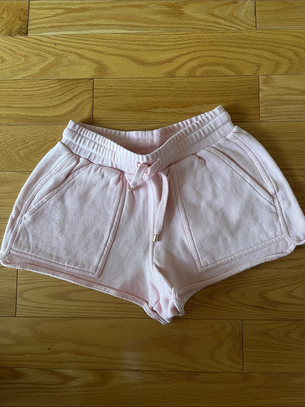 Sezane Women's Soft Pink Drawstring Lounge Shorts size XS